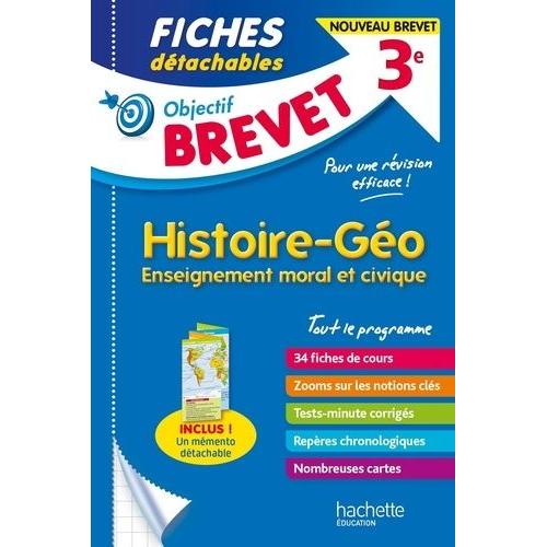 Histoire-Géo-Enseignement Moral Et Civique 3e - Fiches Détachables