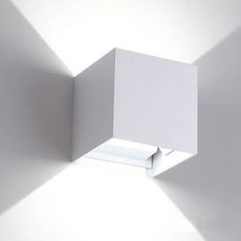 Applique Murale LED Intérieur Extérieur 10W 6000K Blanc Froid Lampe,Up Down  Luminaire Murale,Éclairage Etanche