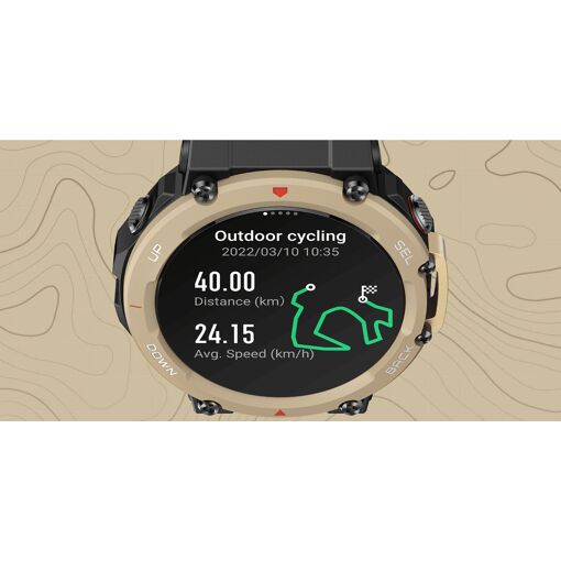 Amazfit T-Rex 2 - Noir de braise - montre intelligente avec bracelet - silicone - noir de braise - taille du poignet : 140-205 mm - affichage 1.39 image 1 | Rakuten