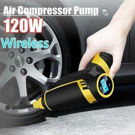 120W voiture pompe à Air électrique pneu de voiture pompe gonflable  Portable Rechargeable compresseur d'air numérique Auto gonfleur de pneu  équipement