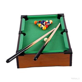 Mini table de billard avec boules de billard et queue de billard - 35 cm
