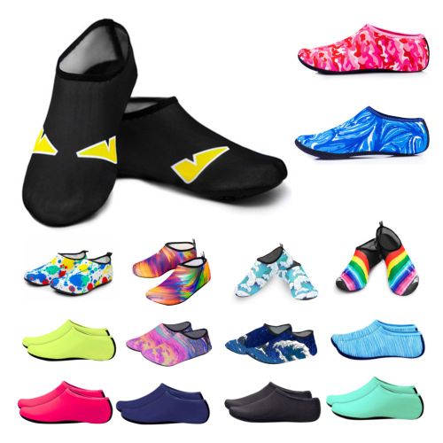 Chaussures D'eau Unisexes, Chaussettes De Plongée, Sandales De Plage D'été, Chaussures Plates, Bord De Mer, Baskets Antidérapantes, Pantoufles Respirantes