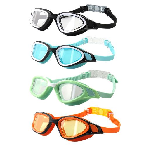 Lunettes De Natation Polarisées Unisexe, 1 Paire, Anti-Buée, Pour Hommes Et Femmes, Pour Sports D'eau Professionnels De Plongée