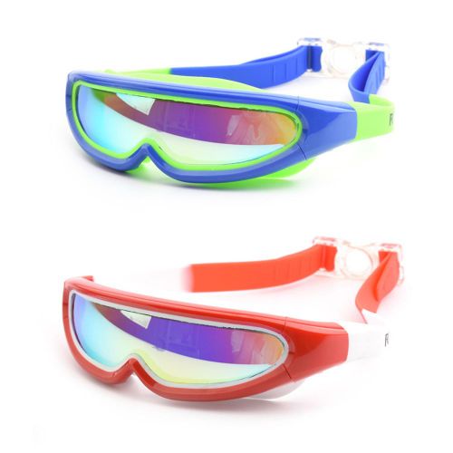 Lunettes De Natation Pour Enfants, Galvanoplastie, Grand Cadre, Réglables, Pour L'extérieur, Étanche, Anti-Buée, Hd