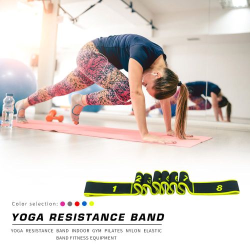 Bande De Résistance Élastique En Nylon Résistant À L'usure, Pour L'entraînement En Salle, Le Yoga Et Le Pilates
