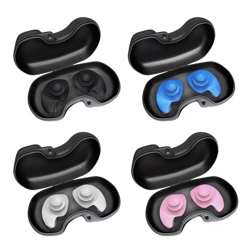 1 Paire De Bouchons D'oreille Étanches Pour Adultes Et Enfants, Bouchons D'oreille Souples Et Portables En Silicone Pour Plongée, Sports Aquatiques, Accessoires De Piscine