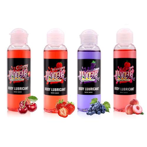 Lubrifiant Alimentaire À Saveur De Fraise, 100ml, Pour Anal, Vaginal, Oral, Silicone, Produits Sexuels Pour Adultes, Gel De Massage Pour Le Corps