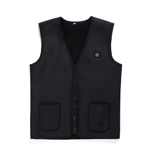 Gilet Chauffant Intelligent En Coton Pour Hommes Et Femmes, 5 Zones, Chauffage Électrique À Infrarouge Usb, Veste Thermique D'extérieur, Hiver