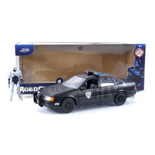 Jada Toys 1/24 - 33743bk - Ford Taurus - With Robocop Figure - 1986-Jada Toys