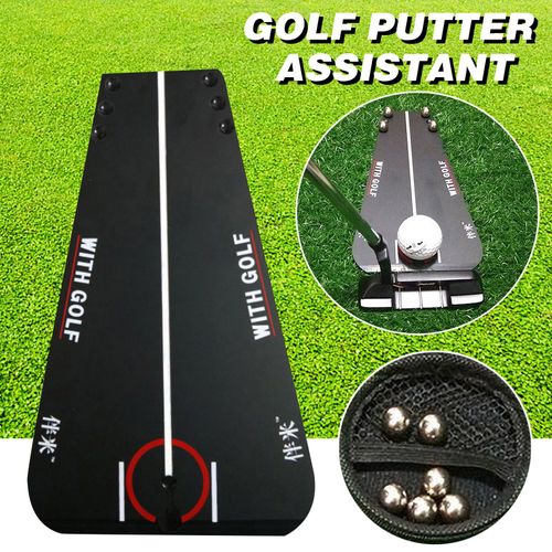 Tapis D'entraînement De Golf D'intérieur À Domicile, Portable, Pour Entraînement, Assistant De Mise En Ligne Des Yeux, Accessoires De Golf, Équipement De Divertissement