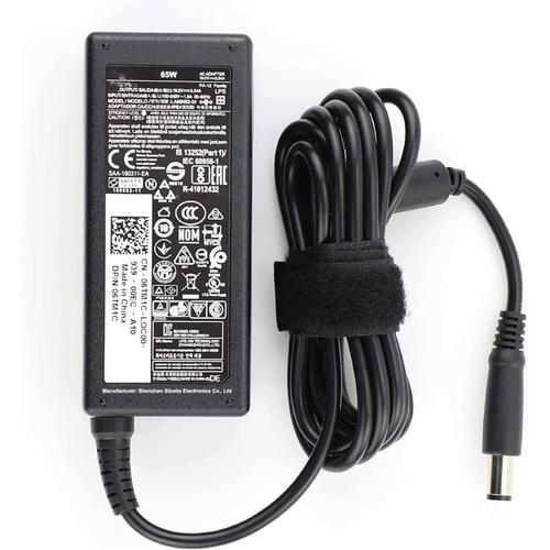 65W LA65NS2-01 Adaptateur secteur chargeur pour ordinateur portable compatible pour Dell Chromebook 3120 3180 3189 P22T P26T Latitude E7240 E7270 E7280 E7440 E7450 E7470 E7480 E5430 E5440(19.5V 3.34A)