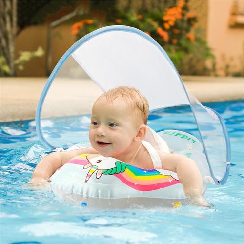 Anneaux De Natation Pour Bébé, Bouée Non Gonflable, Entraîneur De Natation Couché, Piscine, Accessoires, Jouets