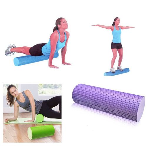 Rouleau De Relaxation Musculaire En Mousse Flottante Eva, Colonne Hexagonale Solide, Massage Pilates, Barre D'équilibre, Outil De Relaxation Du Dos