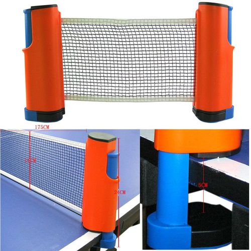 Filet De Tennis De Table Portable, Cadre Intérieur Et Extérieur, Bloc Rétractable Gratuit, Adapté À Tous Les Accessoires De Sport