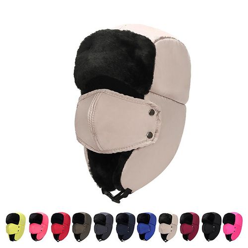 Chapeau À Oreillettes Pour Femmes, Écharpe Coupe-Vent D'extérieur, Chapeau De Cyclisme Avec Masque De Protection Lei Feng, Hiver