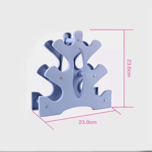 Support De Rangement D'haltères À 3 Niveaux, Équipement D'haltérophilie À Plusieurs Niveaux Pour Le Bureau Et La Maison, Petits Accessoires En Forme De Feuille