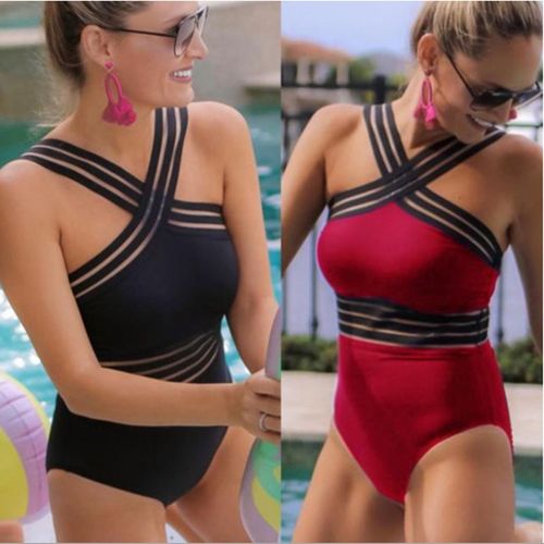 Maillot De Bain Une Pièce, Sexy, Col Haut, Dos Croisé, Style Bandage, Brésilien, Pour Femmes, Vêtements De Plage, Nouvelle Collection 2022