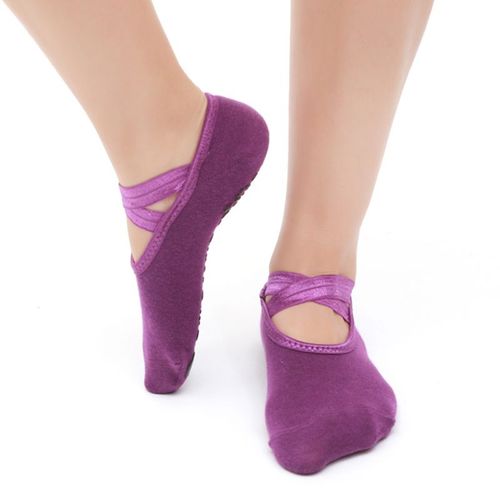 Chaussettes De Yoga Antidérapantes De Qualité Supérieure Pour Hommes Et Femmes, En Coton, À Bande Amortissante Et À Bonne Adhérence, À Séchage Rapide