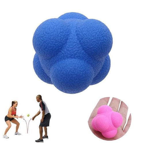 Boule De Réaction Hexagonale En Silicone, Boule De Coordination De L'agilité, Exercice De Réflexe, De Fitness, D'entraînement