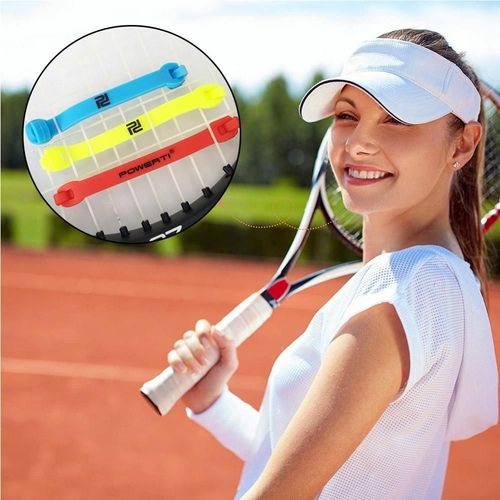 Raquette De Tennis En Silicone, Amortisseur De Chocs, Anti-Glissant