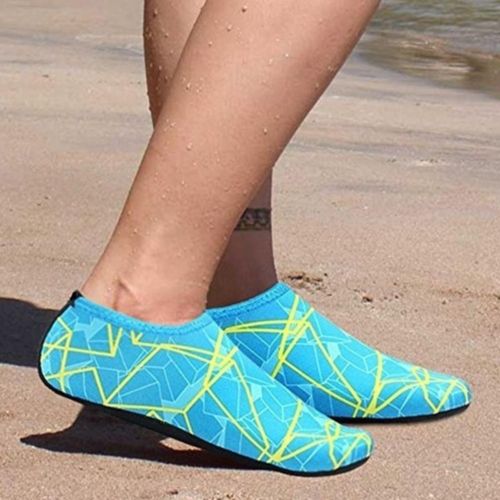Chaussures D'eau D'été Hommes Chaussures De Natation Aqua Chaussures De Plage Grande Taille Sneaker Pour Hommes Rayé Coloré Zapatos Hombre