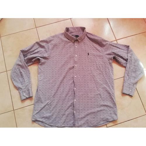 Chemise Ralph Lauren Manches Longues Taille Xxl.