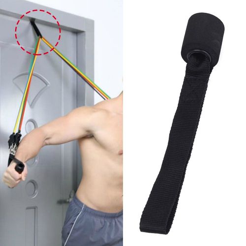 Bandes De Résistance En Latex, 1 Pièce, Ancrage De Porte, Élastique, Yoga, Pilates, Entraînement À Domicile, Sport D'intérieur, Nouveauté