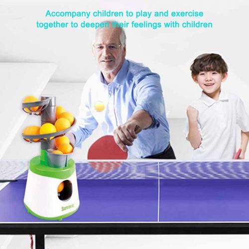 Mini Robot Professionnel De Tennis De Table, Machine De Service D'entraînement Portable Et Automatique Pour Balles De Ping-Pong Pour Enfants Et Adultes