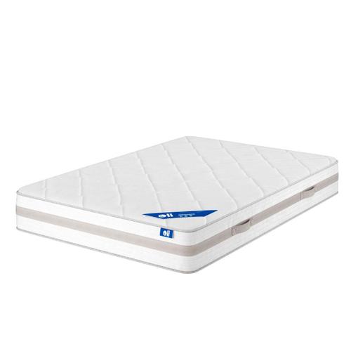 Oli - Matelas Aerovisco - 160x200 Cm - Technologie Micro Ressorts Ensachés - Parfait Soutien - Confort Moelleux - Epaisseur 21 Cm