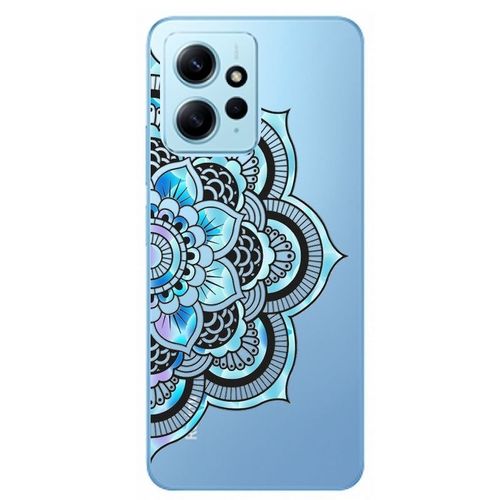 Coque Redmi Note 12 4g Mandala 2 Bleu Pastel