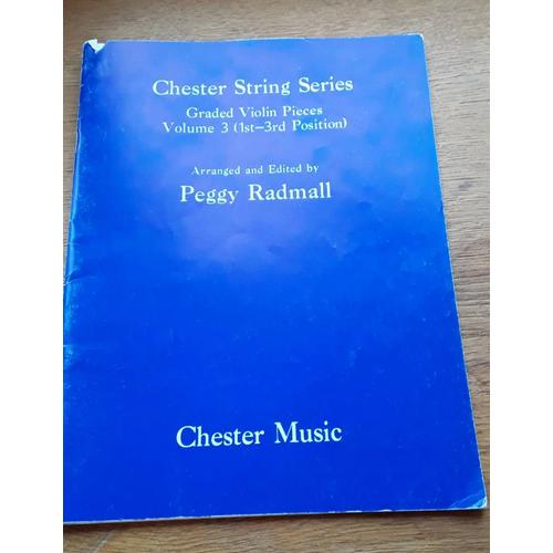 Chester String Series Volume 3 Peggy Radmall 