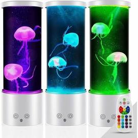 LED Méduse Veilleuse Réservoir d'eau Lampe Lave RGB Lampe Méduse Chambre  Artificielle