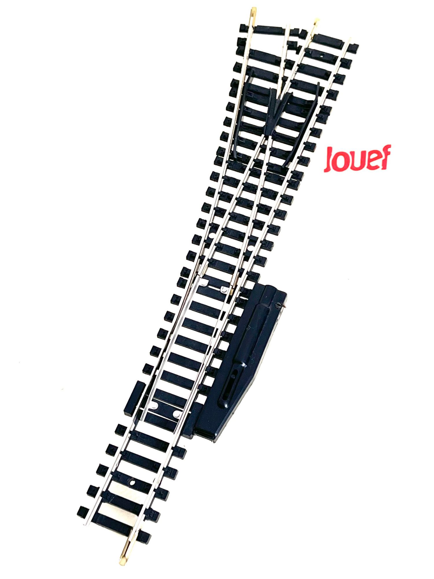 Aiguillage Long Gauche Maillechort R671mm 14 Degrés Référence 4187 Modélisme Ho 1/87 Jouef-Jouef