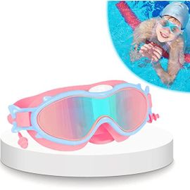 Lunette Piscine Enfant (4-16 Ans),Lunettes de Natation Anti-Fuites