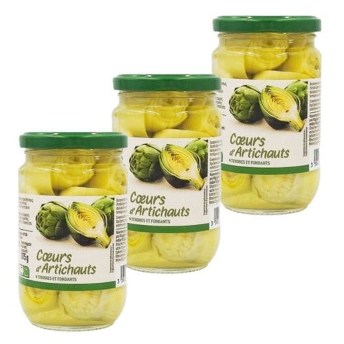 Lot 3x C?urs D'artichauts - Bocal 525g
