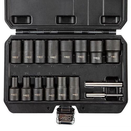 Coffret de douilles 1/2" NEO TOOLS 11-920 pour écrous endommagés (16 pièces)