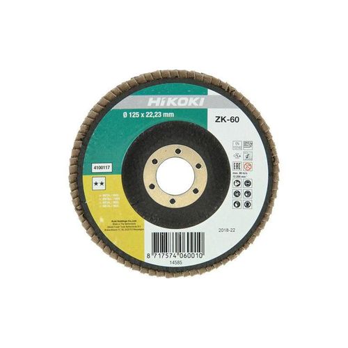 Disque à lamelles grain 60 HIKOKI 4100117 Ø125 pour inox