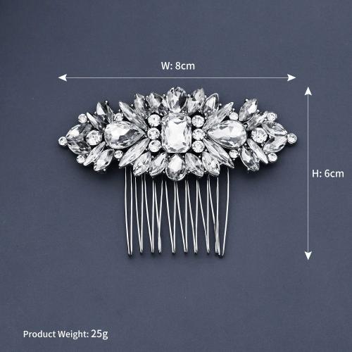 Peignes À Cheveux De Mariage, Pinces À Cheveux Pour Mariée, Femmes, Filles, Accessoires Bijoux, Couvre Chef En Strass Scintillant, Bijoux De Coiffure Peigne Cheveux Mariage Accessoire Cheveux Mariage 