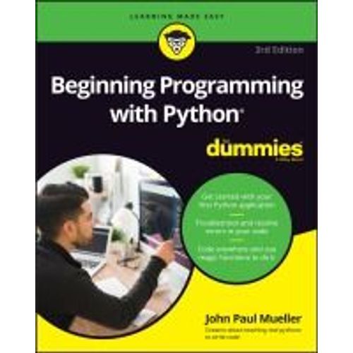 Beginning Programming With Python For Dummies
