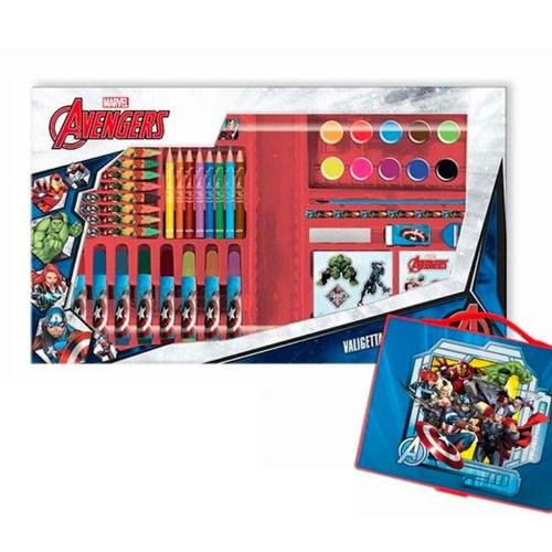 Trade Shop - Avengers Color Case Set Jeu De Coloriage Pour Enfants 52 Pièces