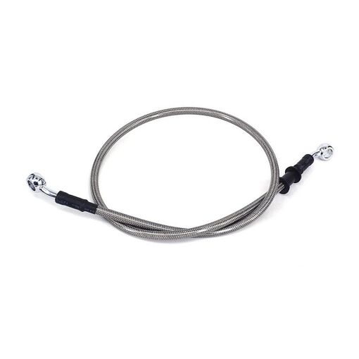 Durite de frein aviation arrière 60cm banjos chrom&ea