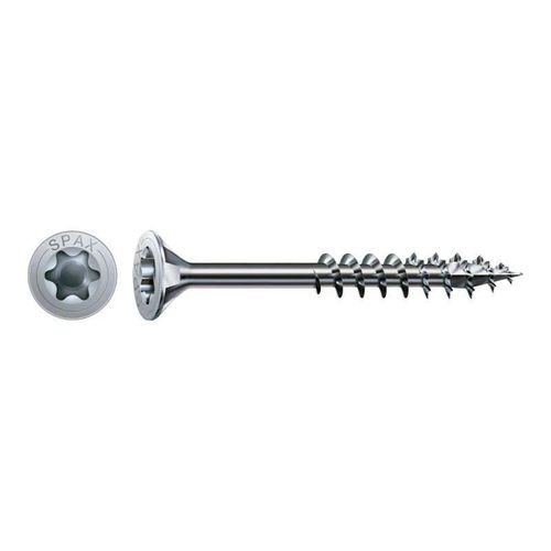 Vis à bois tête fraisée filetage partiel T-STAR plus T20 4CUT (90 pcs) - SPAX