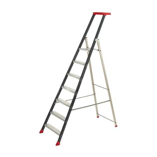 Escabeau ESCALUX V22457 Professionnel "Prolux Plus" 7 Marches H 3M45