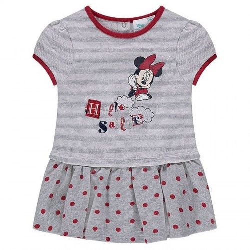 Robe Manches Courtes En Maille Minnie" Bébé Fille