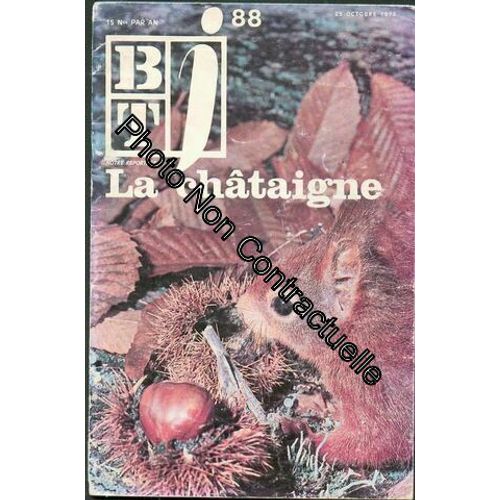 Bt Bibliothèque De Travail Pédagogie Freinet Btj N° 88 La Châtaigne