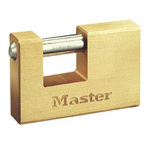 Cadenas à clé laiton massif Master Lock 76 x 50 mm