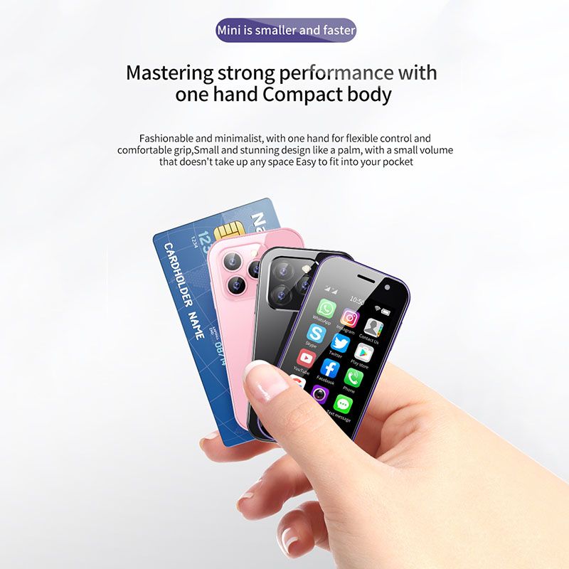 SOYES XS14 PRO Petit Smartphone 3,0 Pouces Android 9.0 Face ... - 6