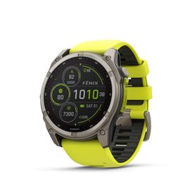 Garmin Fenix 8 Sapphire Solar Titane 51mm Graphite Gris