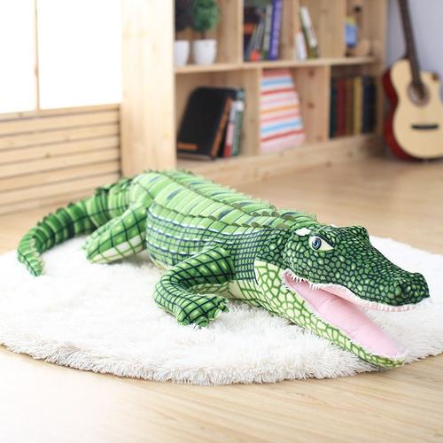 Jouet en peluche alligator pour enfants animal en peluche vraie vie poupées  crocodile de simulation oreiller créatif Kawaii cadeaux de Noël 105 cm  165cm 165cm 165cm