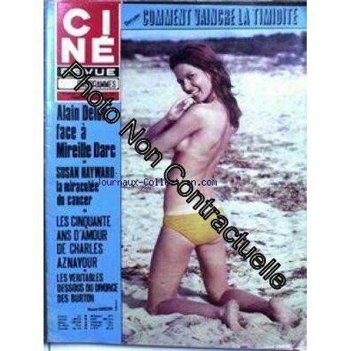 Cine Tele Revue [No 29] Du 18/07/1974 - Comment Vaincre La Timidite. Alain Delon Face A Mireille Darc. Susn Hayward. Les 50 Ans De Charles Aznavour. Le Divorce Des Burton. Nicole Garcon - Peter...
